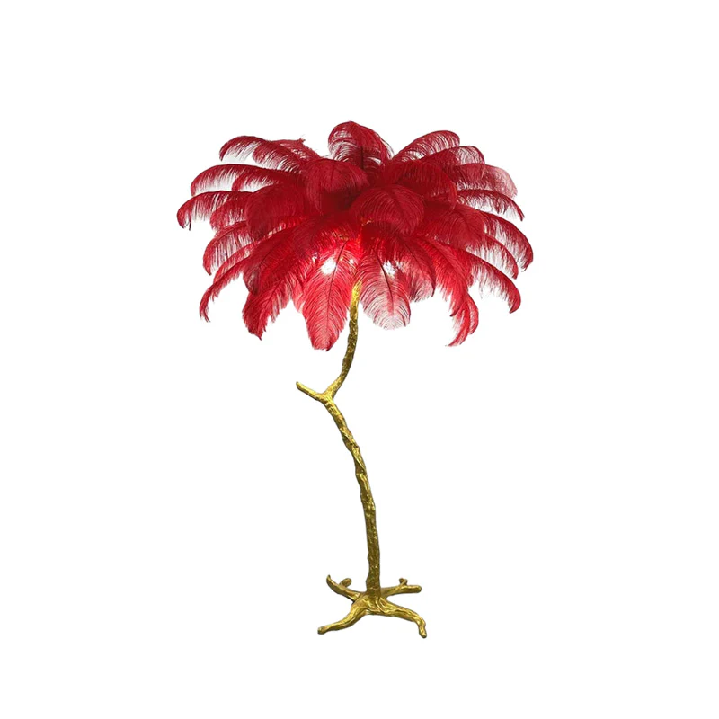 WOMO Feather Palm Tree Floor Lamp-WM7000 - Image 128