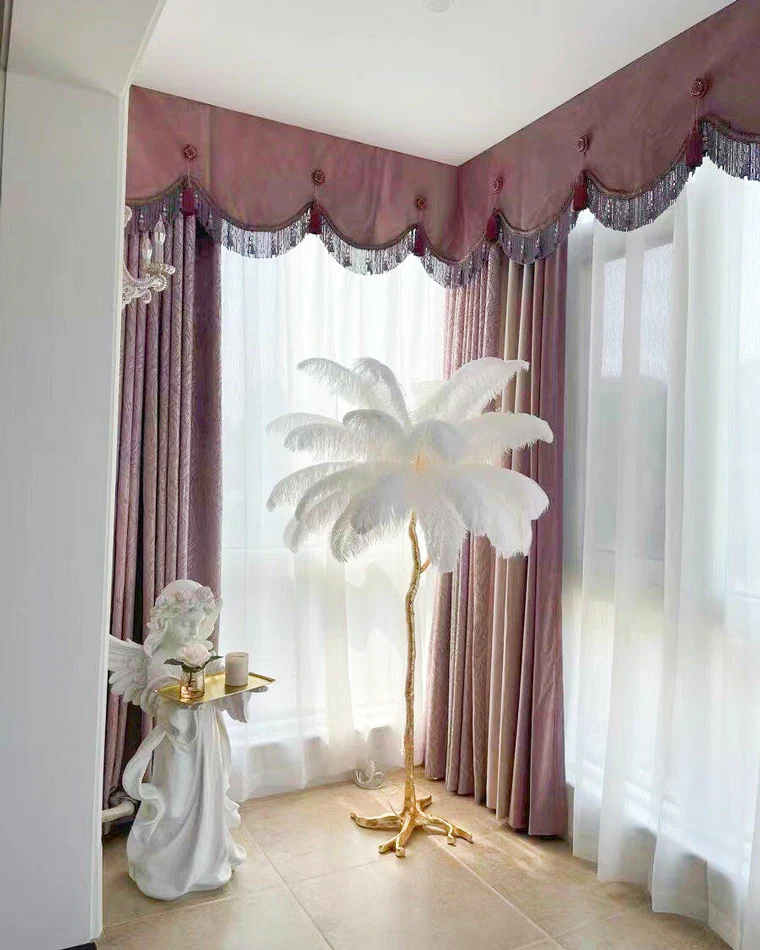 WOMO Feather Palm Tree Floor Lamp-WM7000 - Image 17