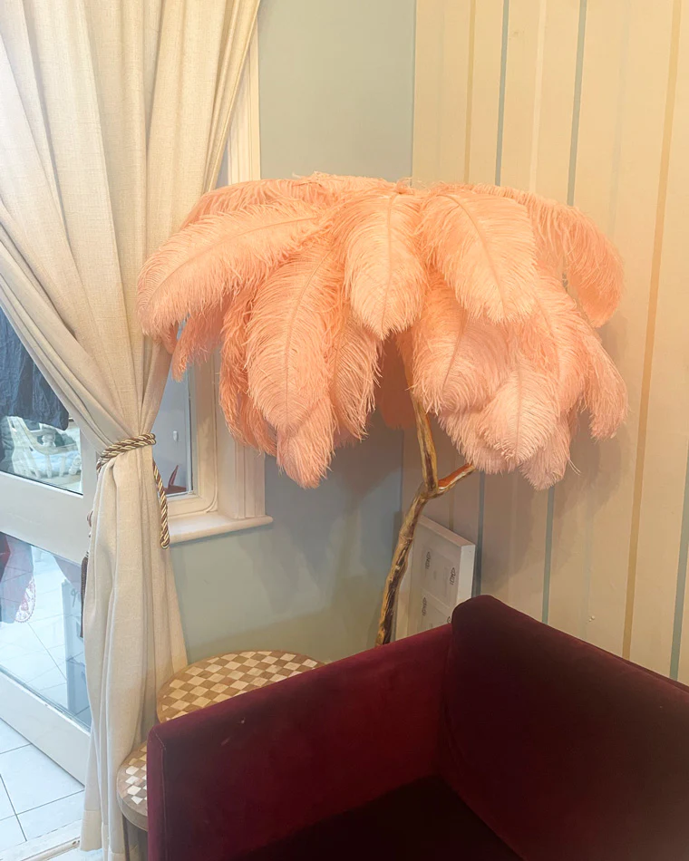 WOMO Feather Palm Tree Floor Lamp-WM7000 - Image 24
