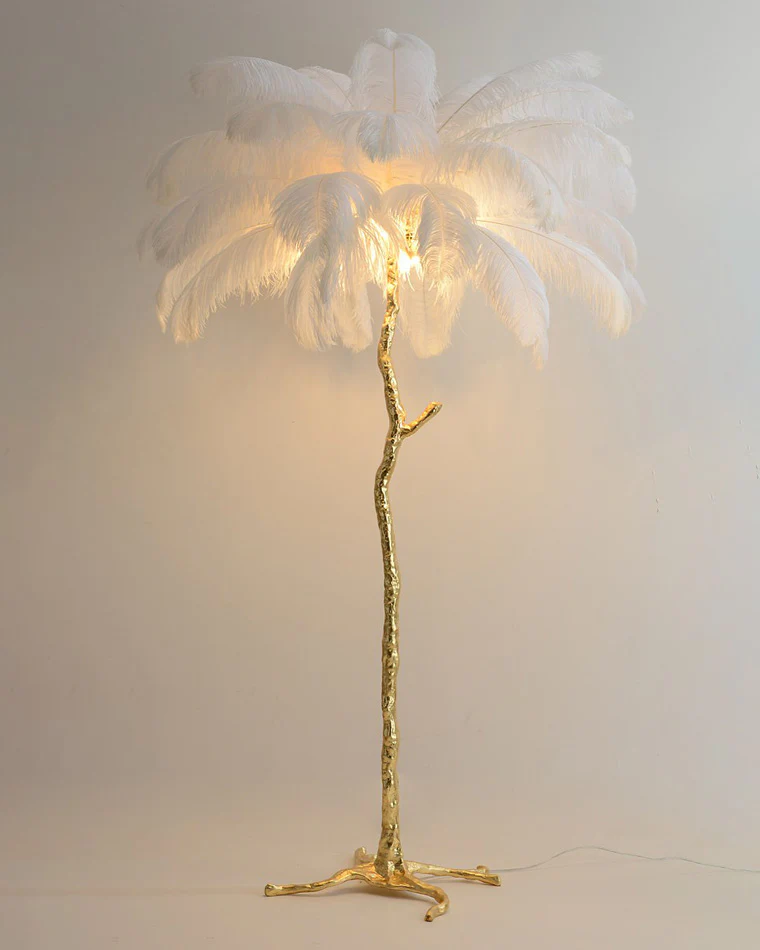 WOMO Feather Palm Tree Floor Lamp-WM7000 - Image 30