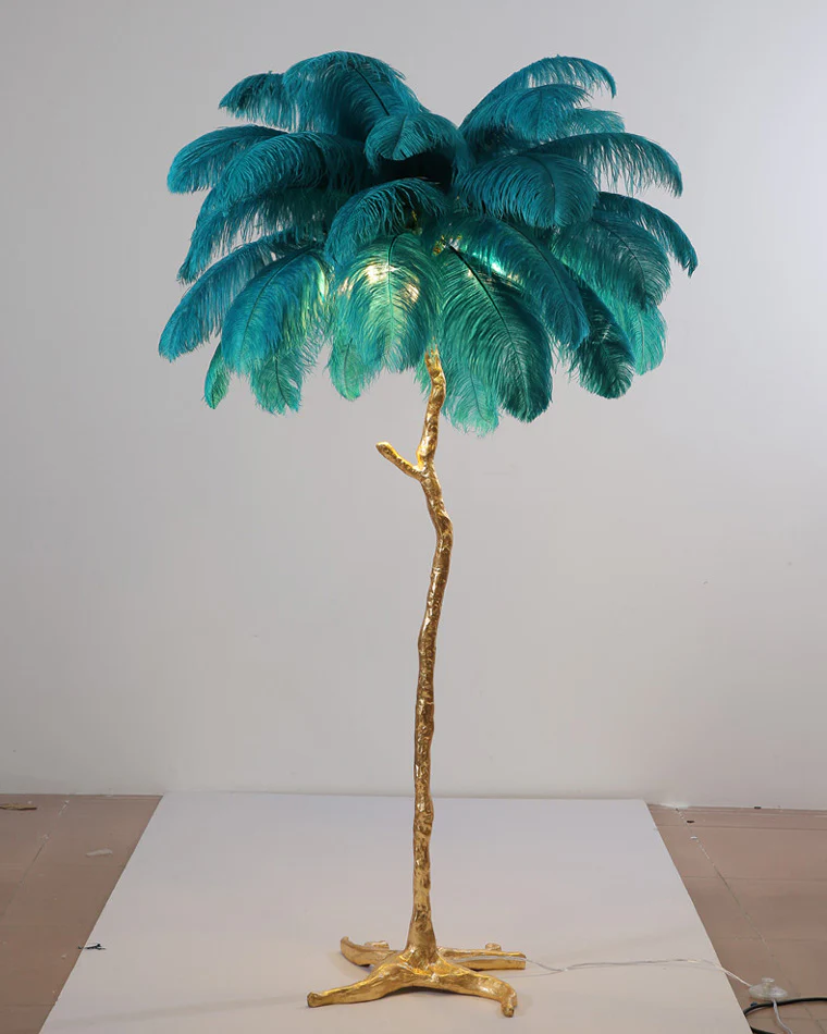 WOMO Feather Palm Tree Floor Lamp-WM7000 - Image 33