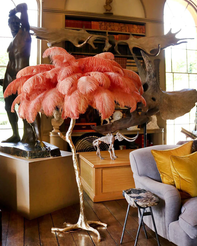 WOMO Feather Palm Tree Floor Lamp-WM7000 - Image 52