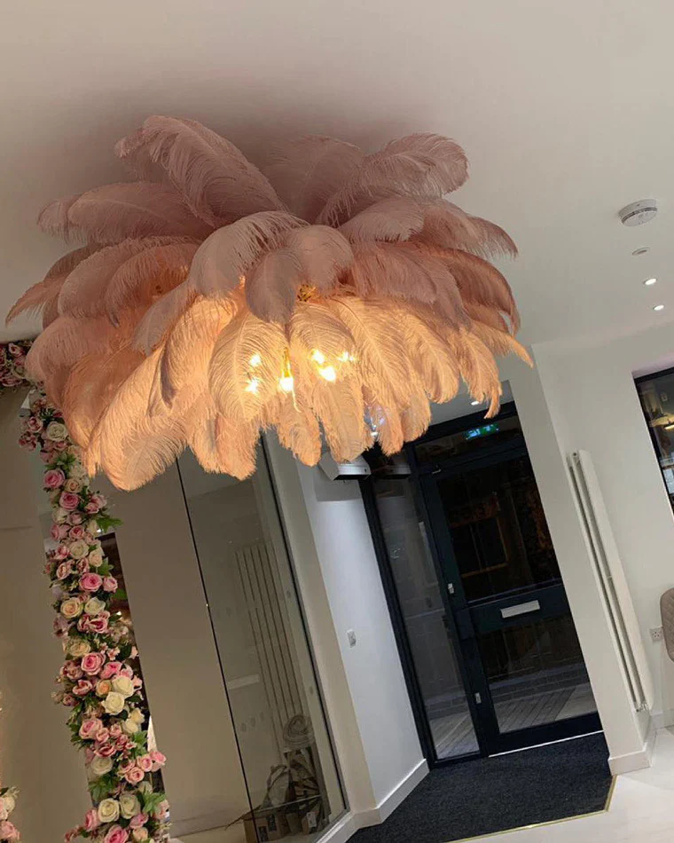 WOMO Feather Palm Tree Floor Lamp-WM7000 - Image 78