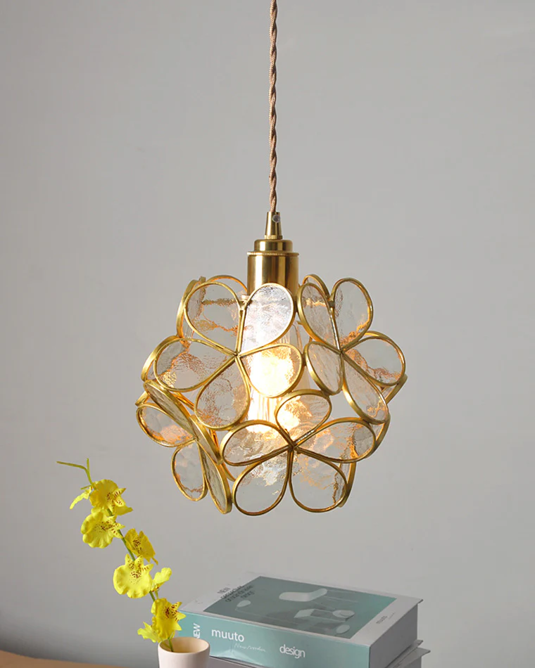 WOMO Cherry Blossom Stained Glass Pendant Light-WM2100 - Image 12
