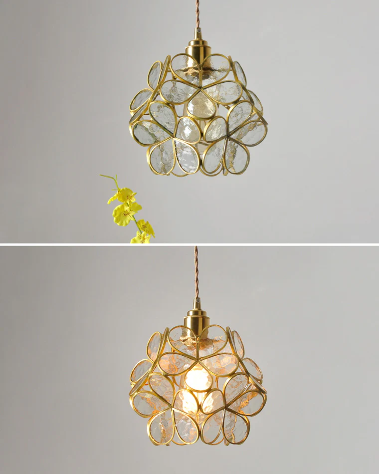 WOMO Cherry Blossom Stained Glass Pendant Light-WM2100 - Image 17