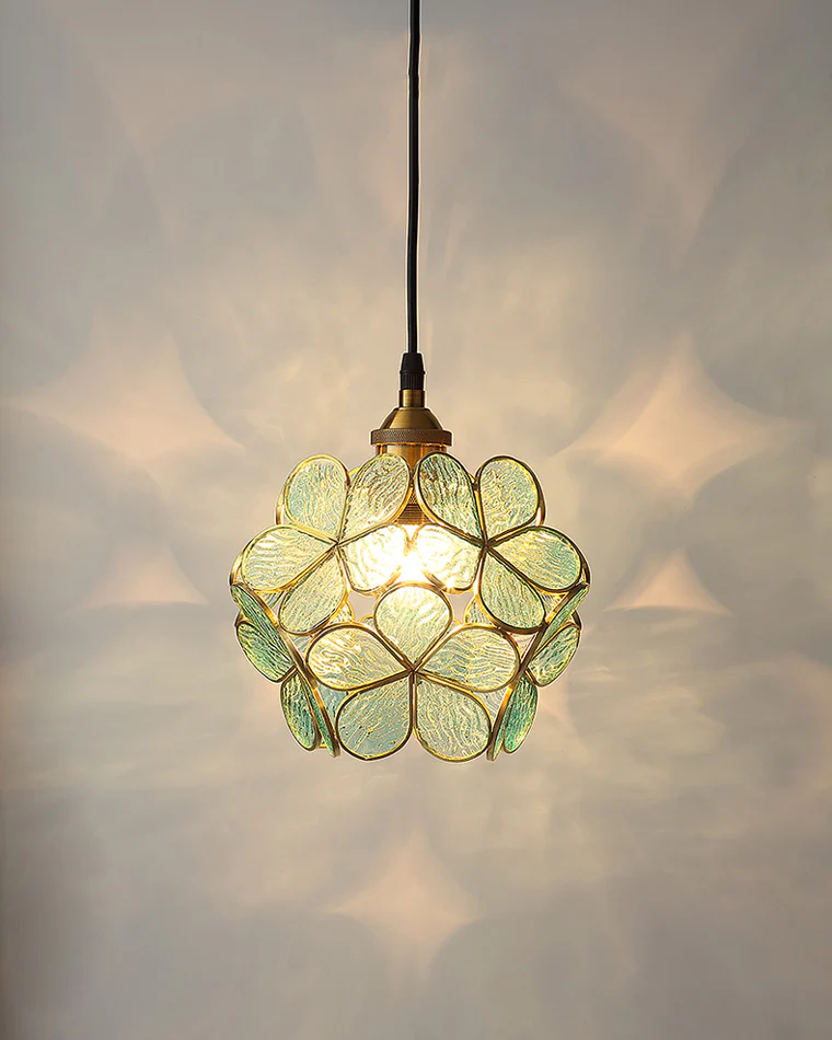 WOMO Cherry Blossom Stained Glass Pendant Light-WM2100 - Image 18