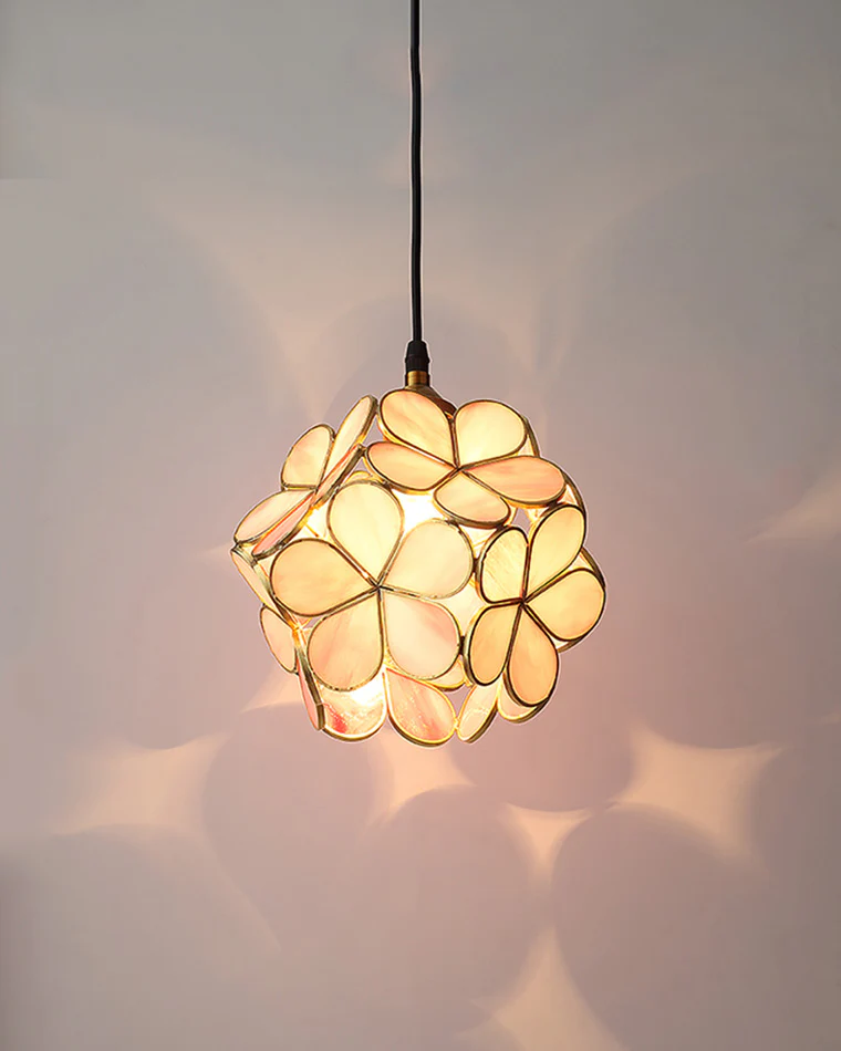 WOMO Cherry Blossom Stained Glass Pendant Light-WM2100 - Image 19