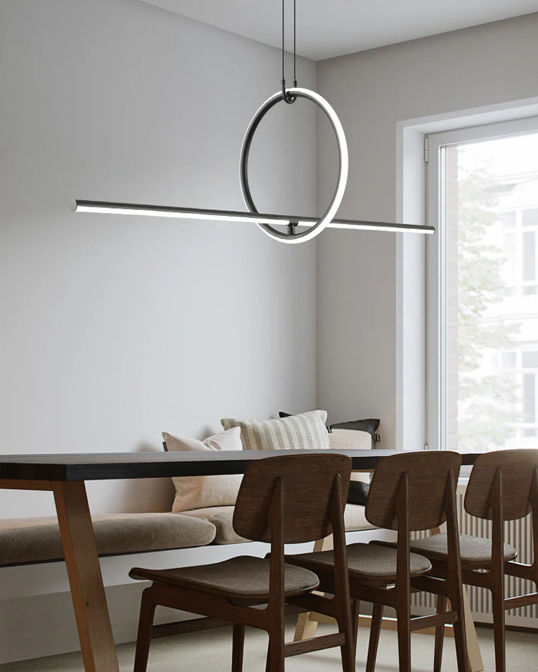 WOMO Circle Linear Pendant Light-WM2122 - Image 15