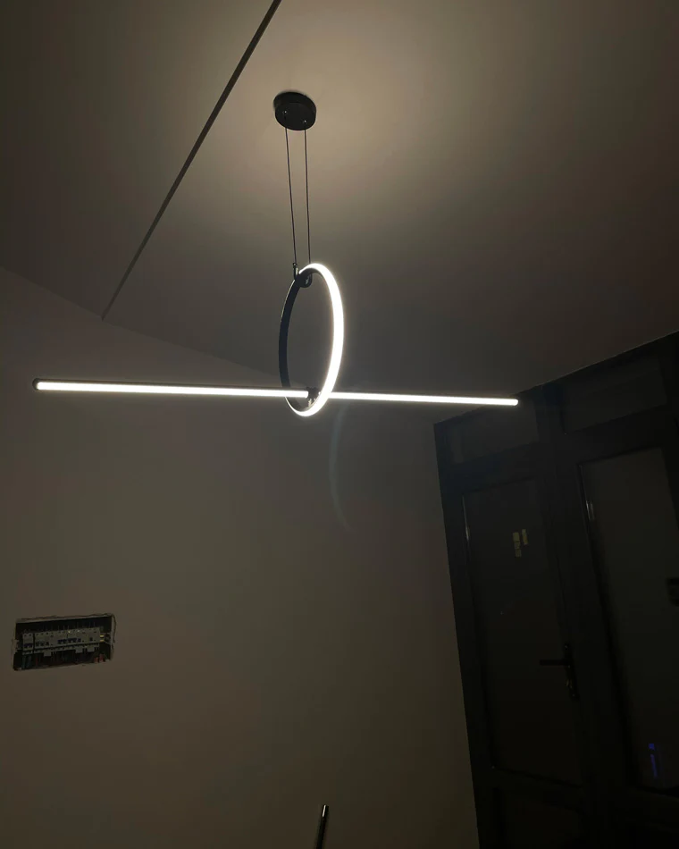 WOMO Circle Linear Pendant Light-WM2122 - Image 22