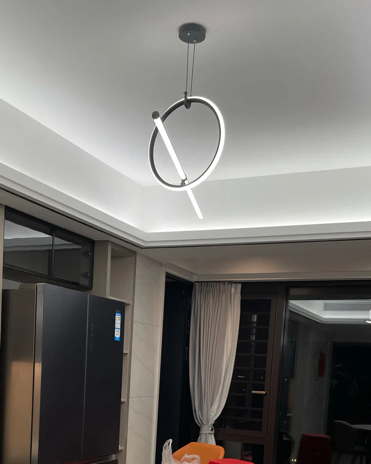 WOMO Circle Linear Pendant Light-WM2122 - Image 26