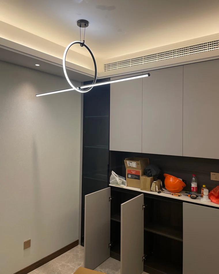 WOMO Circle Linear Pendant Light-WM2122 - Image 27