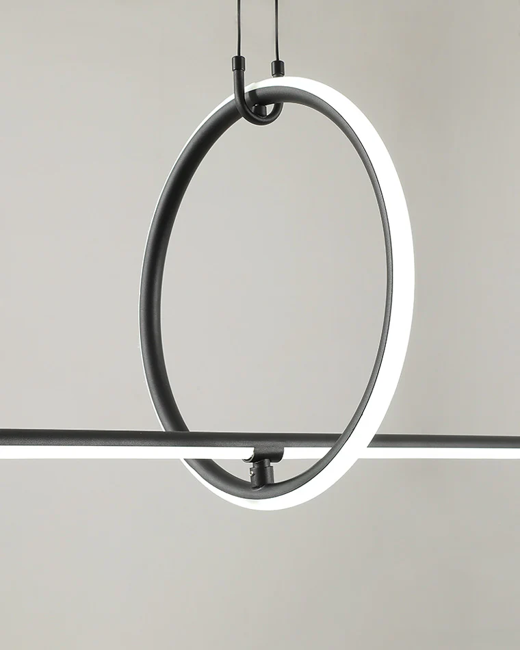 WOMO Circle Linear Pendant Light-WM2122 - Image 8