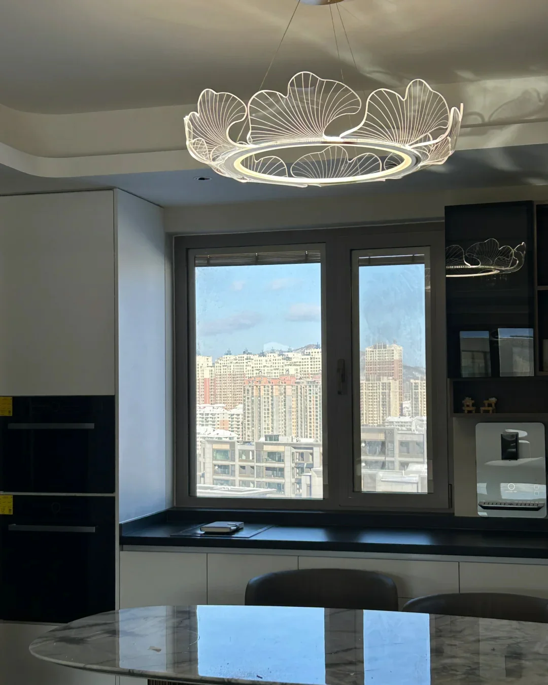 WOMO  Acrylic Ginkgo Leaf Chandelier-WM2000 - Image 19