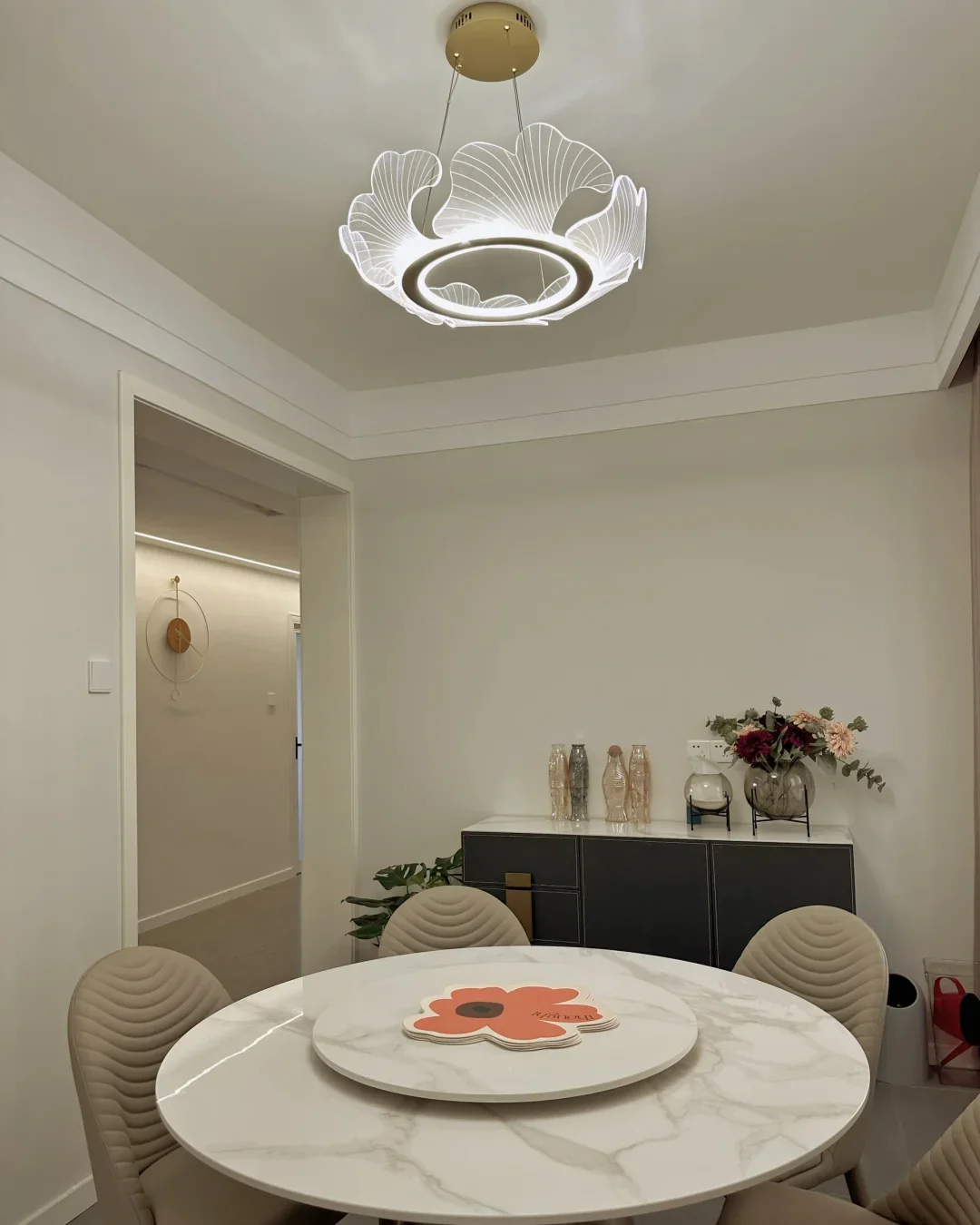 WOMO  Acrylic Ginkgo Leaf Chandelier-WM2000 - Image 3