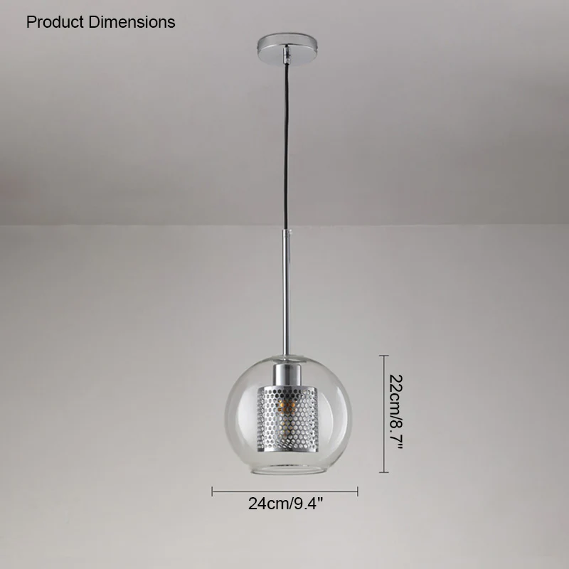 WOMO Elegant Round/Cylinder Glass Pendant Light-WM2095 - Image 28