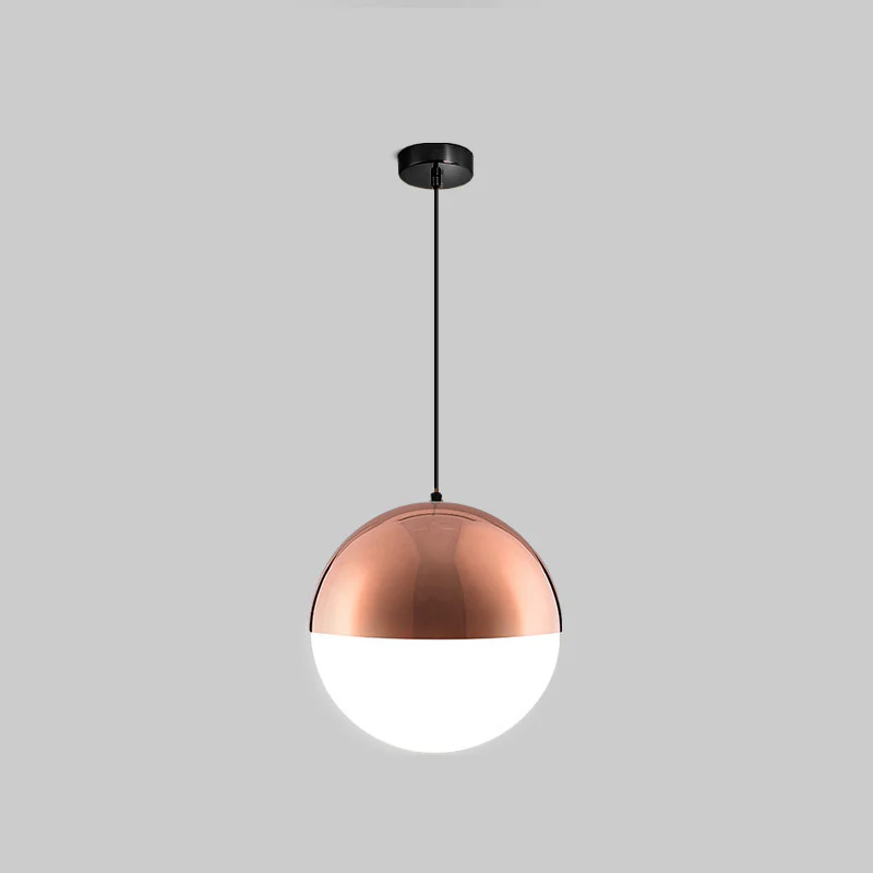 WOMO Prismatic/Milk Glass Globe Pendant Light-WM2065 - Image 37