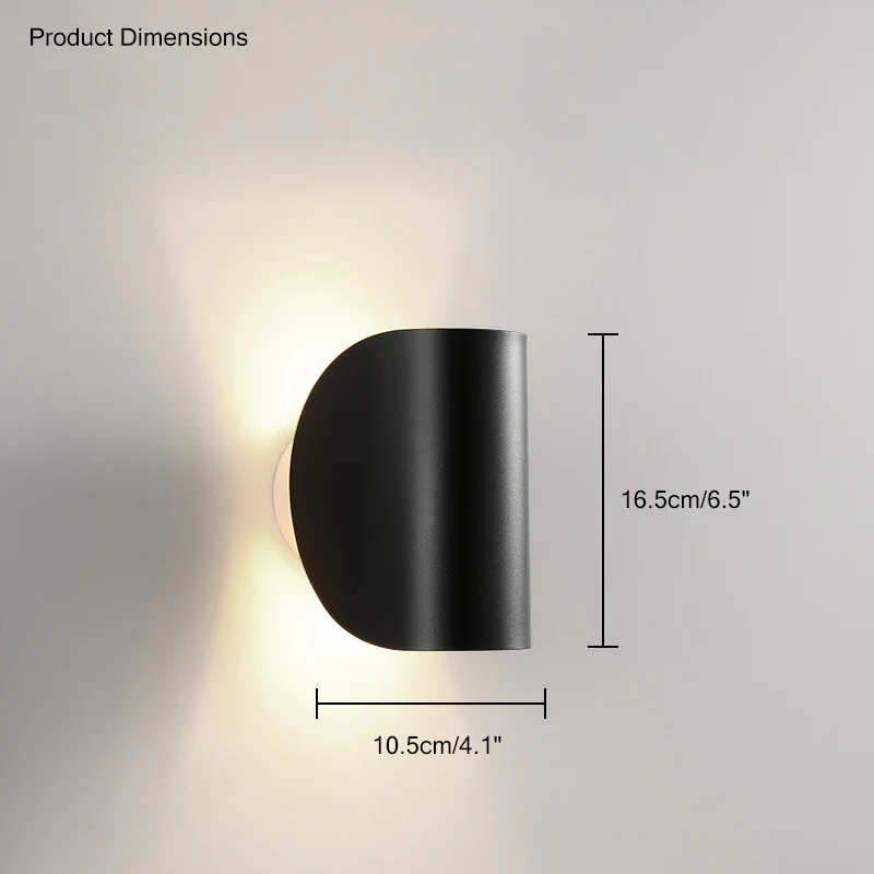 WOMO Adjustable Half Shade Wall Sconce-WM6013 - Image 16