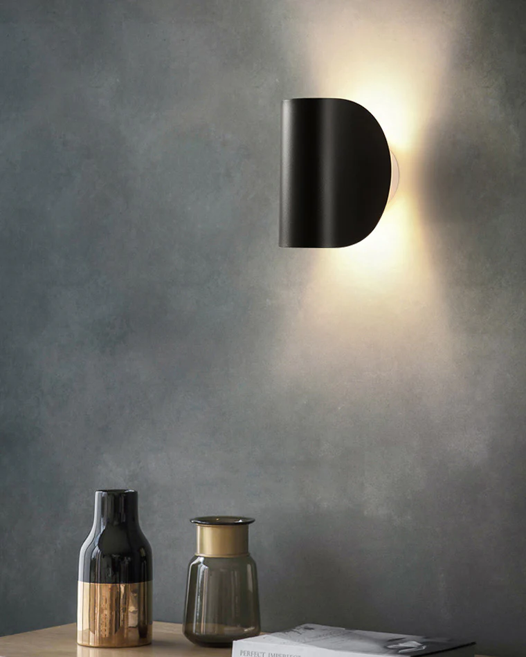 WOMO Adjustable Half Shade Wall Sconce-WM6013 - Image 4