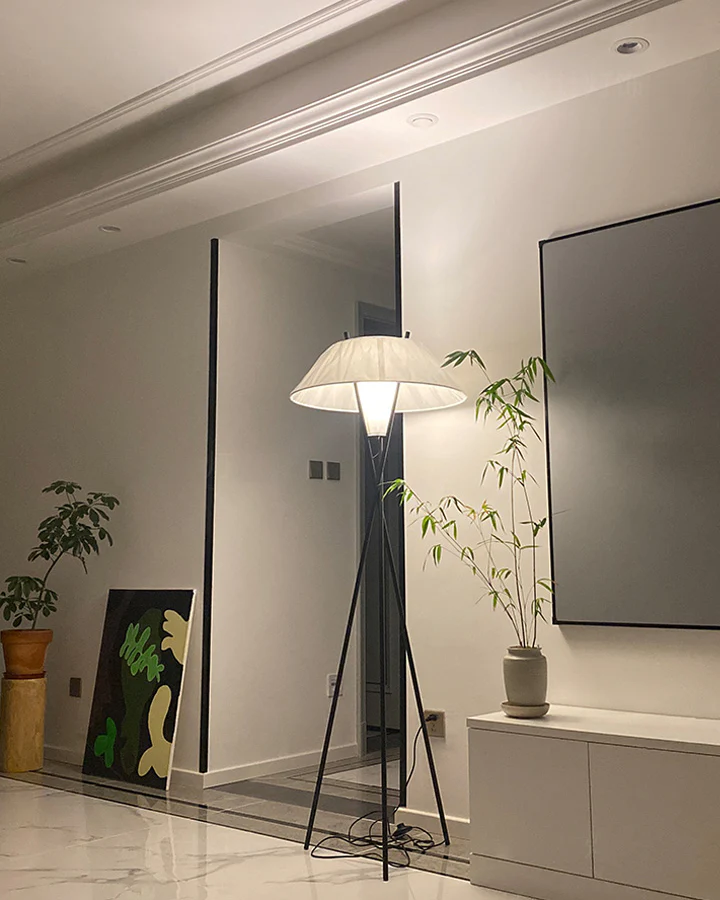 WOMO Japandi Cone Tripod Floor Lamp-WM7019 - Image 22