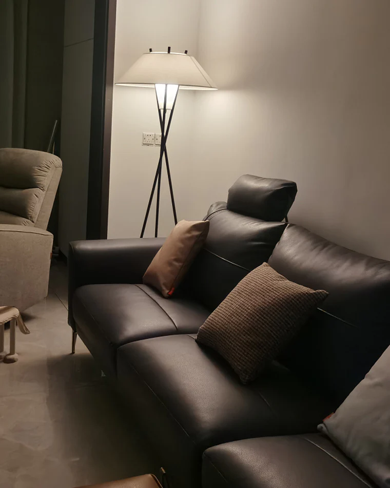 WOMO Japandi Cone Tripod Floor Lamp-WM7019 - Image 9