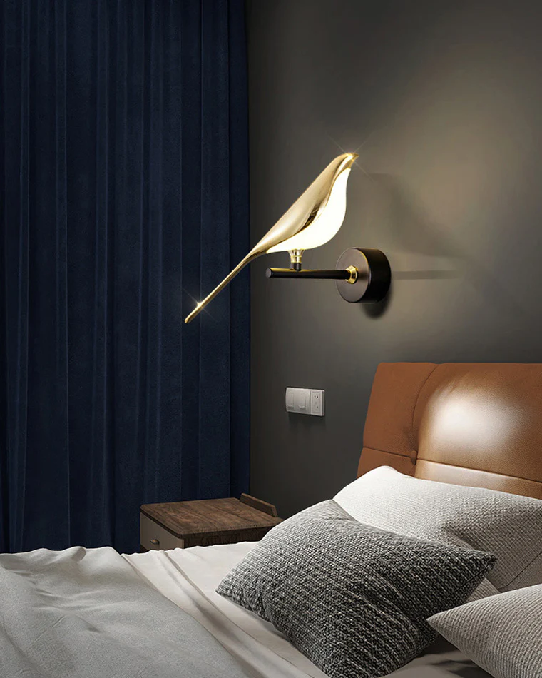 WOMO Gold Birds Wall Sconce-WM6033 - Image 14