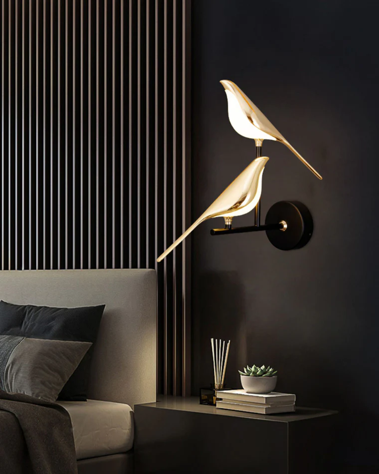 WOMO Gold Birds Wall Sconce-WM6033 - Image 20