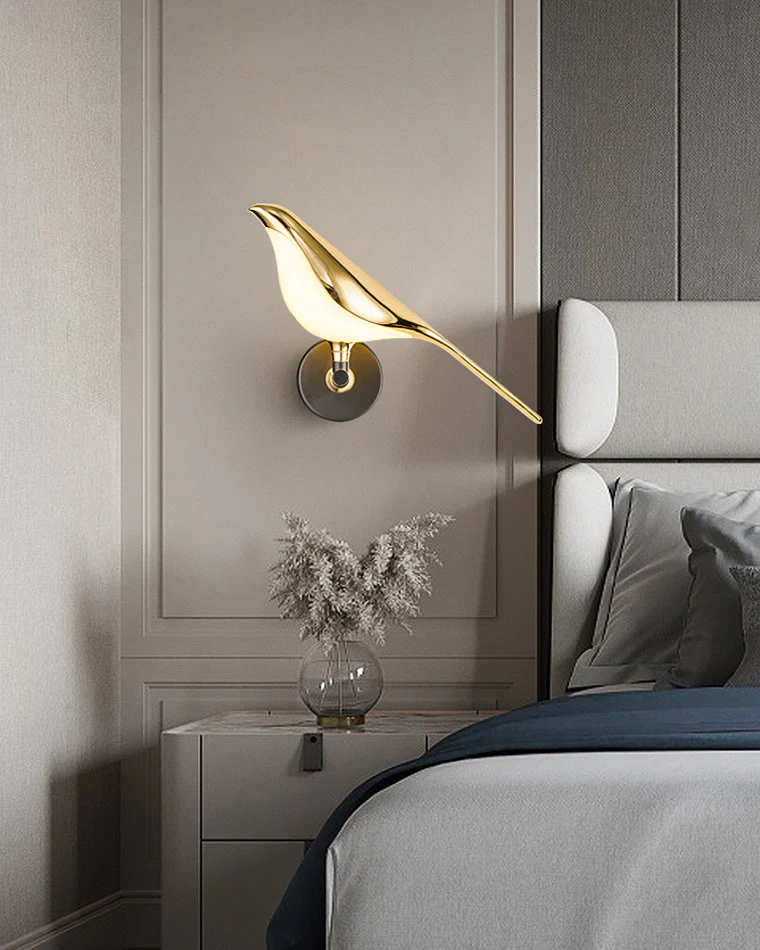 WOMO Gold Birds Wall Sconce-WM6033 - Image 21
