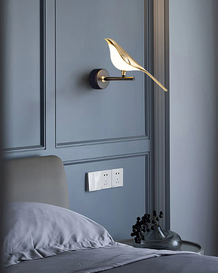 WOMO Gold Birds Wall Sconce-WM6033 - Image 23