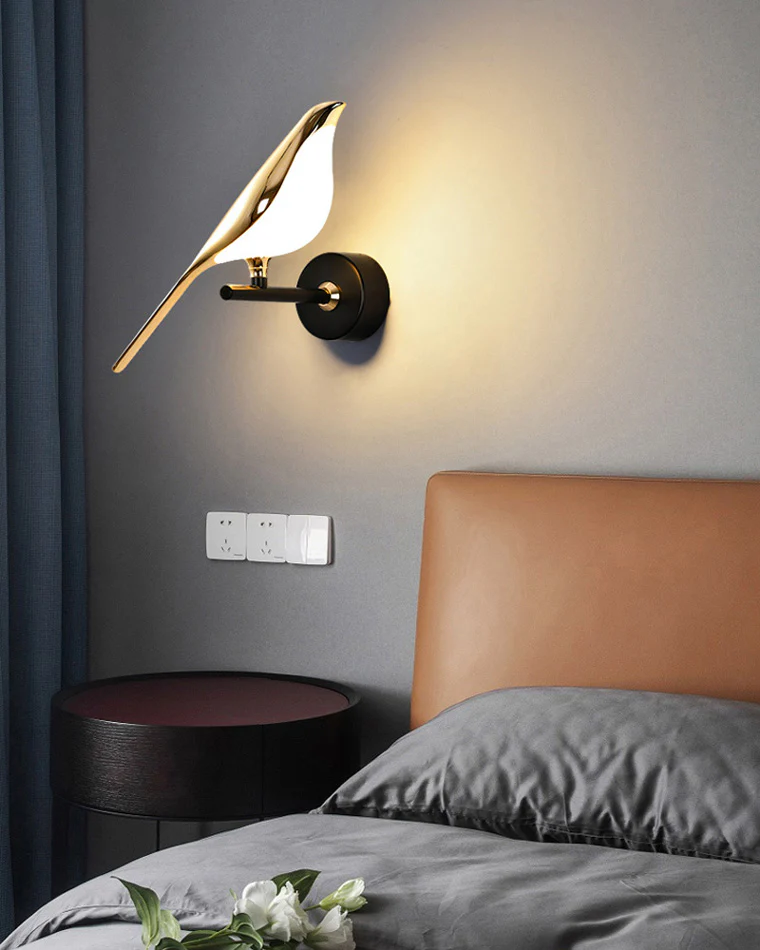 WOMO Gold Birds Wall Sconce-WM6033 - Image 25