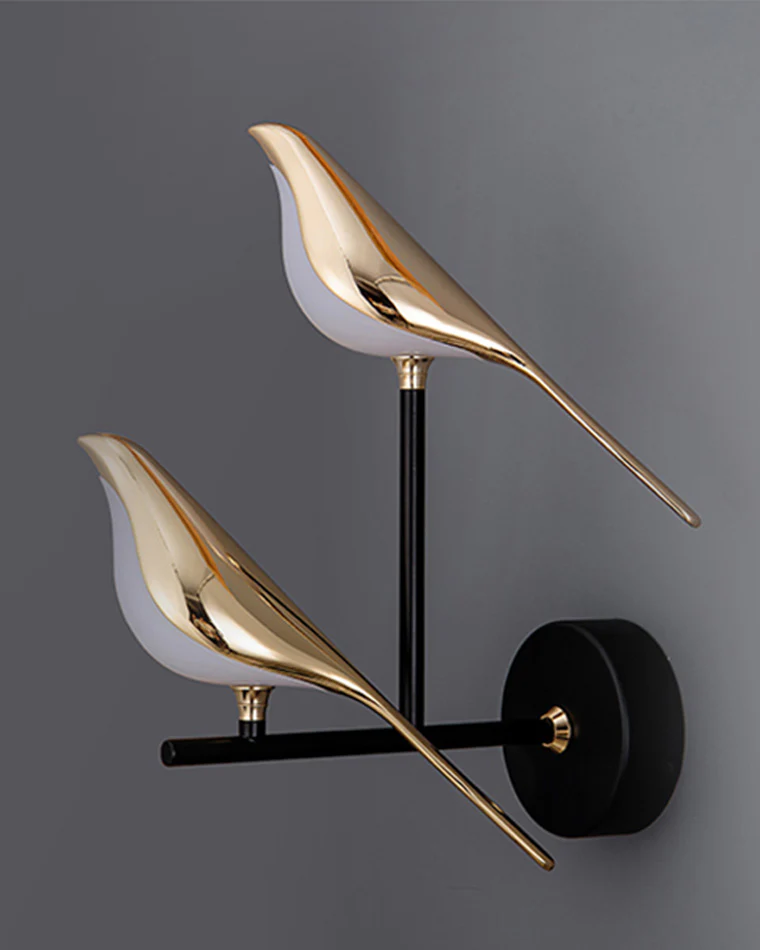 WOMO Gold Birds Wall Sconce-WM6033 - Image 26