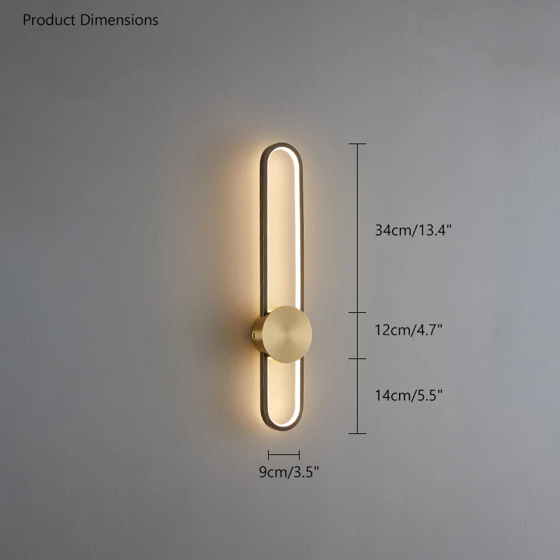 WOMO Long Oval LED Wall Sconce-WM6032 - Image 24