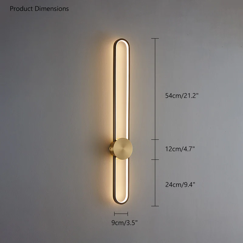 WOMO Long Oval LED Wall Sconce-WM6032 - Image 26