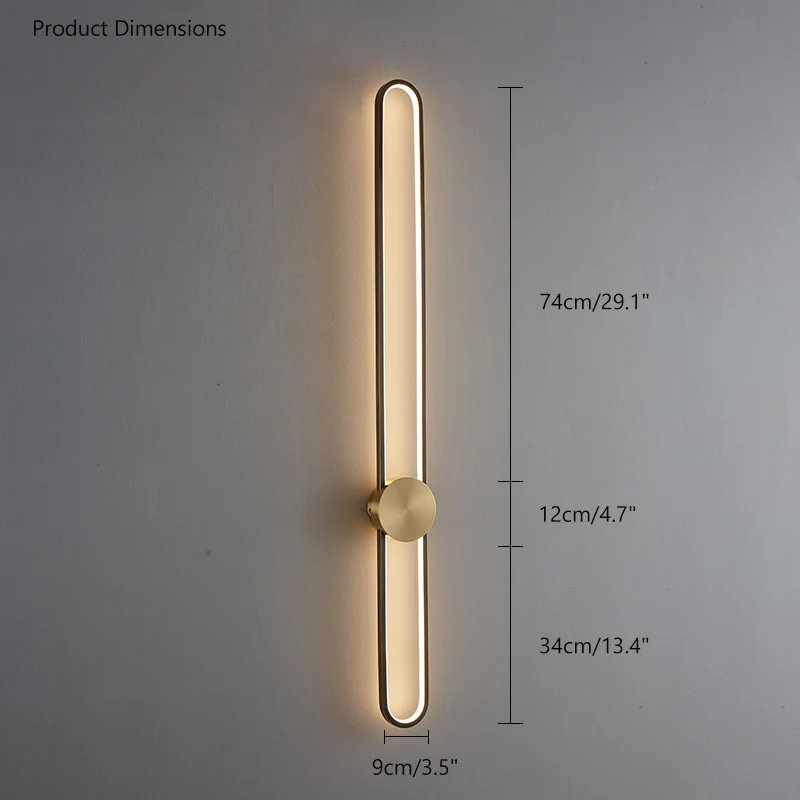 WOMO Long Oval LED Wall Sconce-WM6032 - Image 28