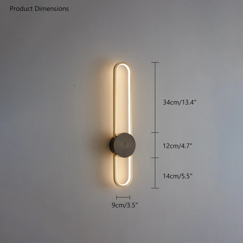 WOMO Long Oval LED Wall Sconce-WM6032 - Image 30