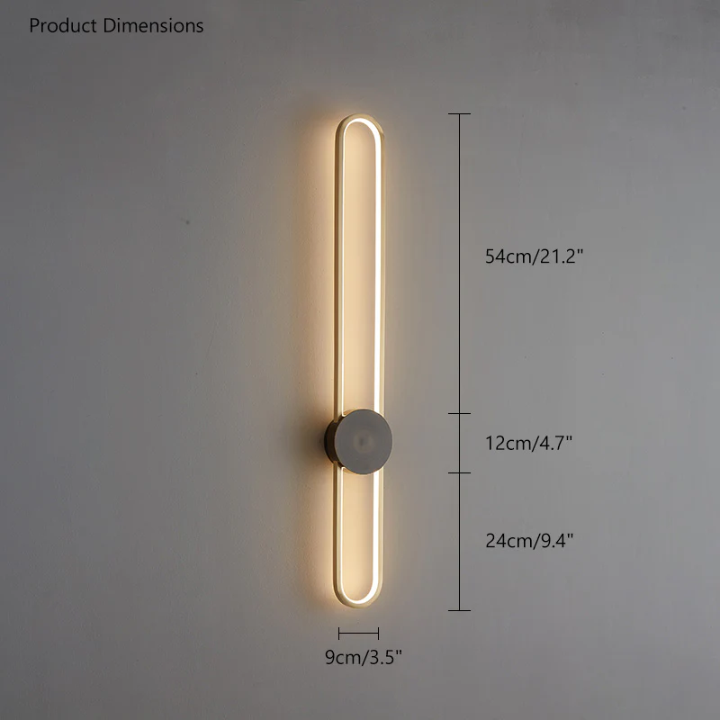 WOMO Long Oval LED Wall Sconce-WM6032 - Image 32