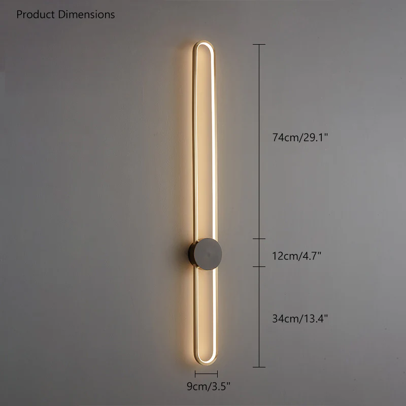 WOMO Long Oval LED Wall Sconce-WM6032 - Image 34