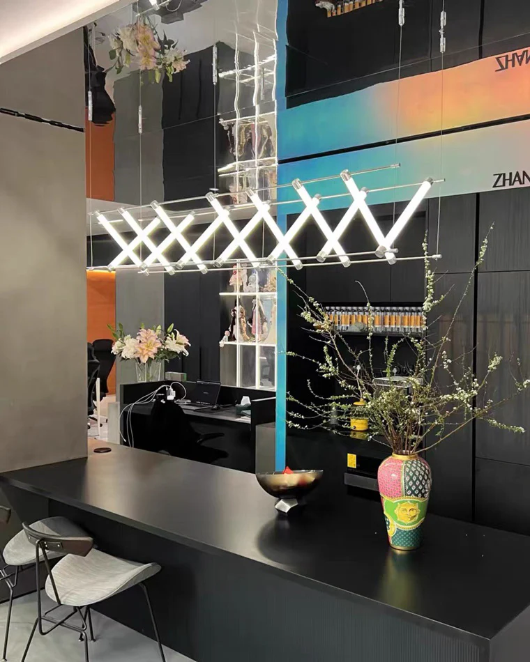 WOMO Maza Long Linear Chandelier-WM2134 - Image 7