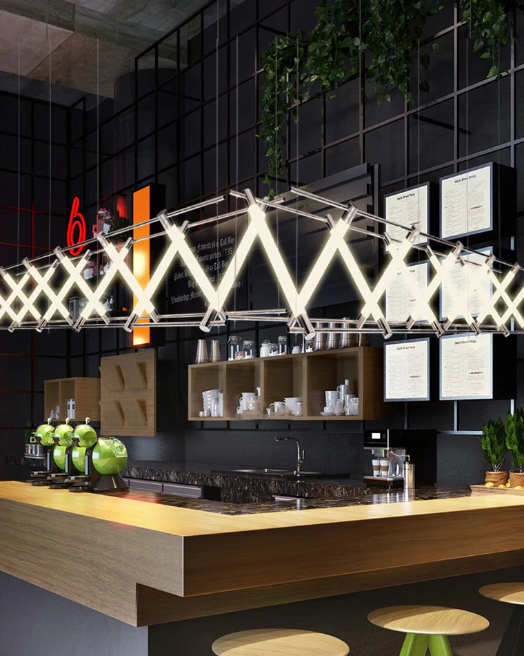 WOMO Maza Long Linear Chandelier-WM2134 - Image 9