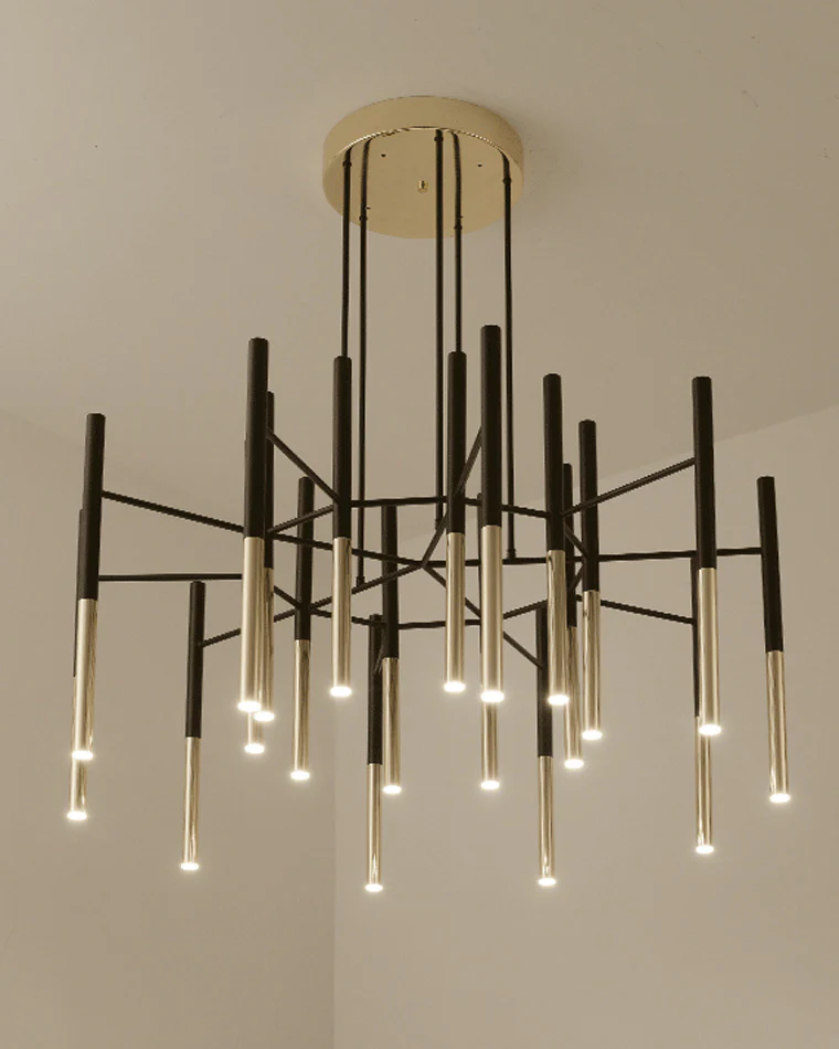 WOMO Tube Metal Chandelier-WM2083 - Image 11