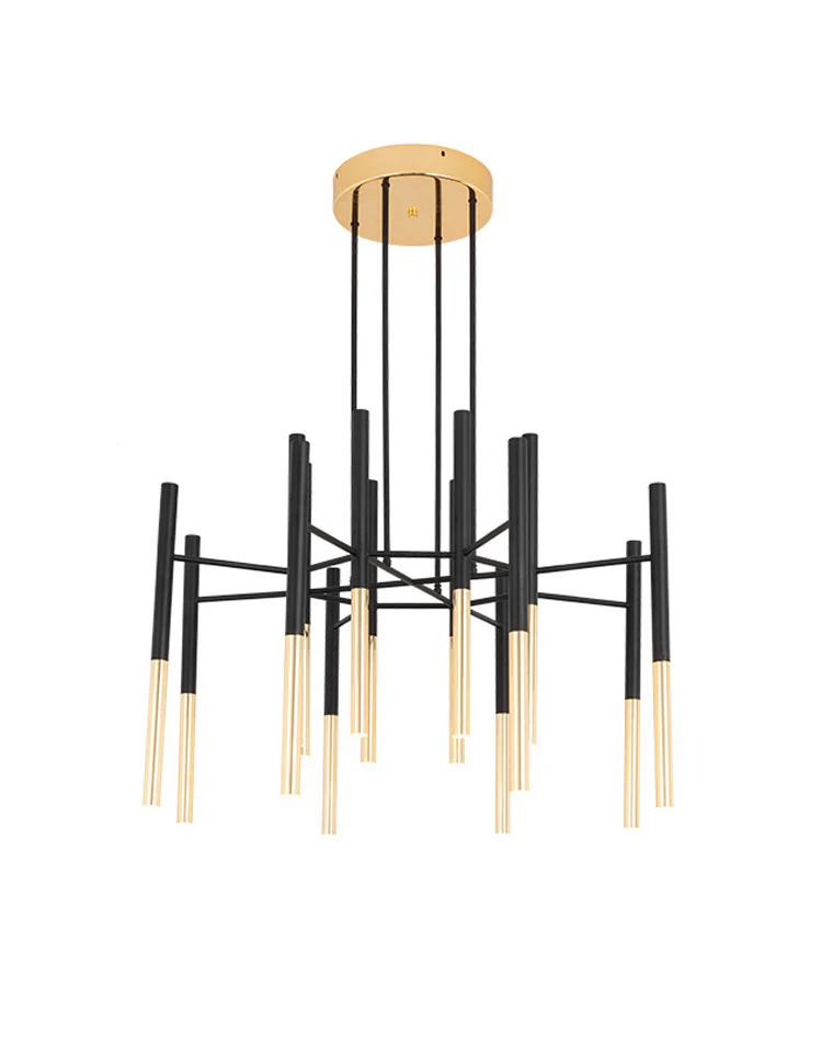 WOMO Tube Metal Chandelier-WM2083 - Image 12