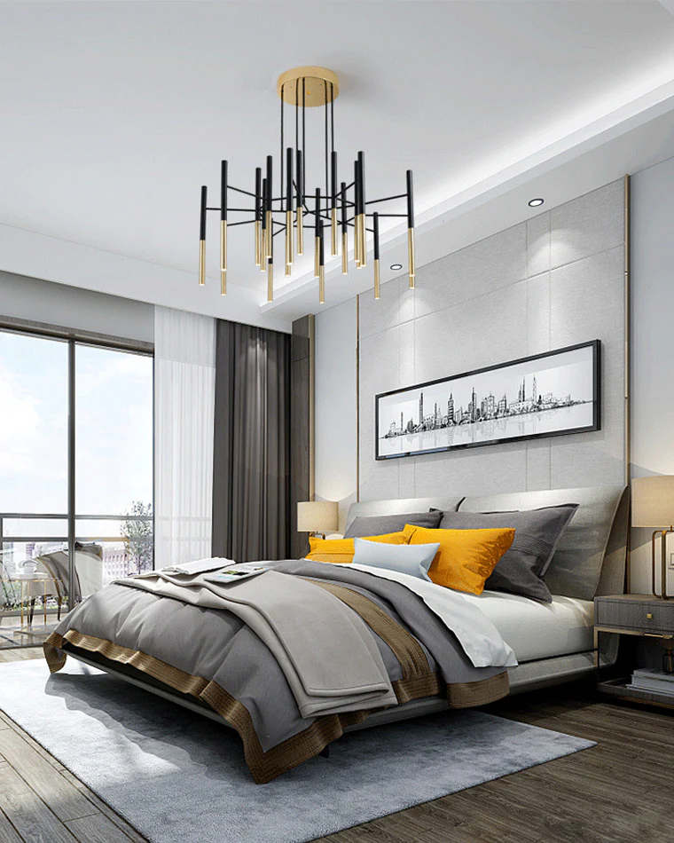 WOMO Tube Metal Chandelier-WM2083 - Image 4