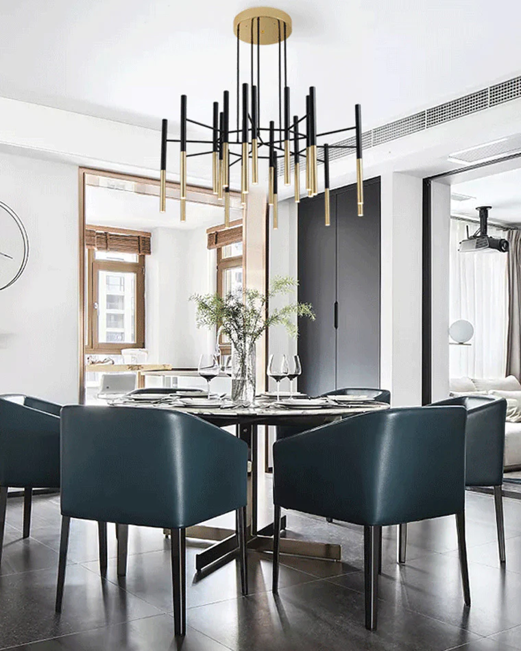 WOMO Tube Metal Chandelier-WM2083 - Image 5