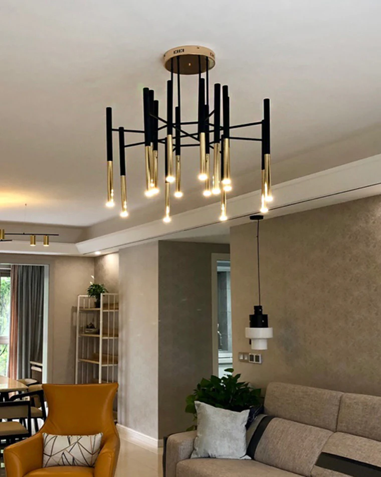 WOMO Tube Metal Chandelier-WM2083 - Image 8