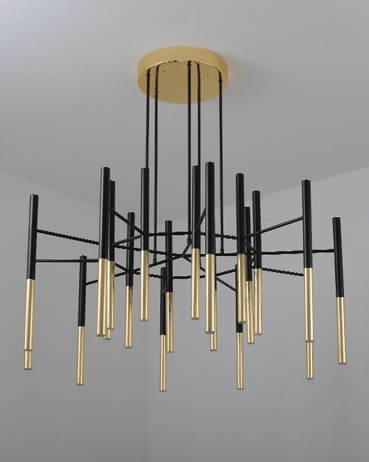 WOMO Tube Metal Chandelier-WM2083 - Image 9