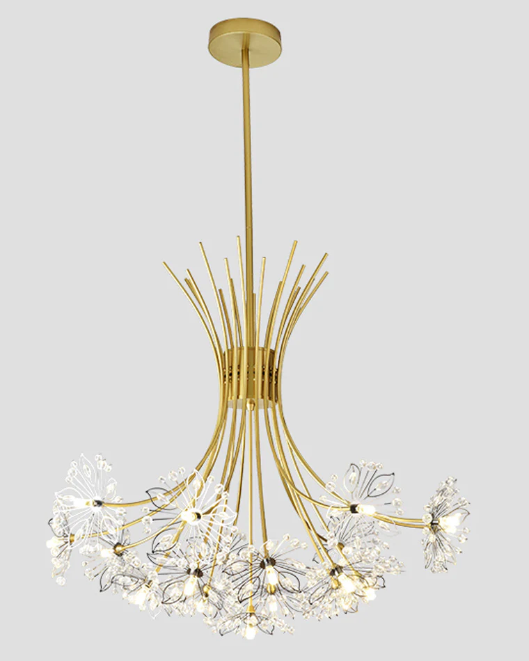 WOMO Gypsophila Bouquet Crystal Flower Chandelier-WM2077 - Image 14