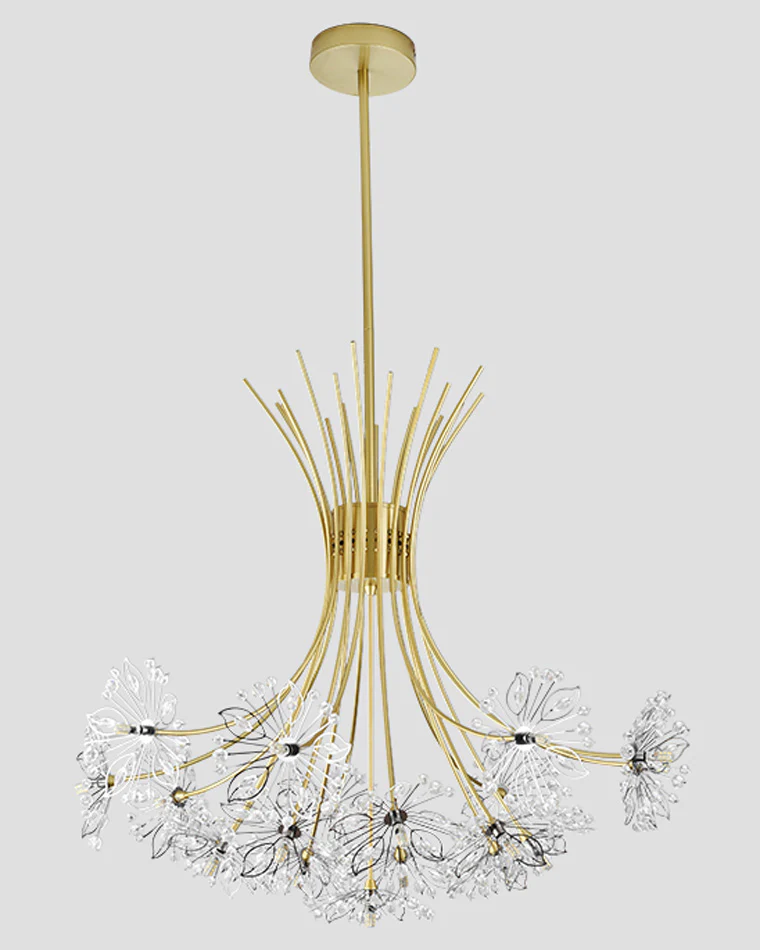 WOMO Gypsophila Bouquet Crystal Flower Chandelier-WM2077 - Image 15