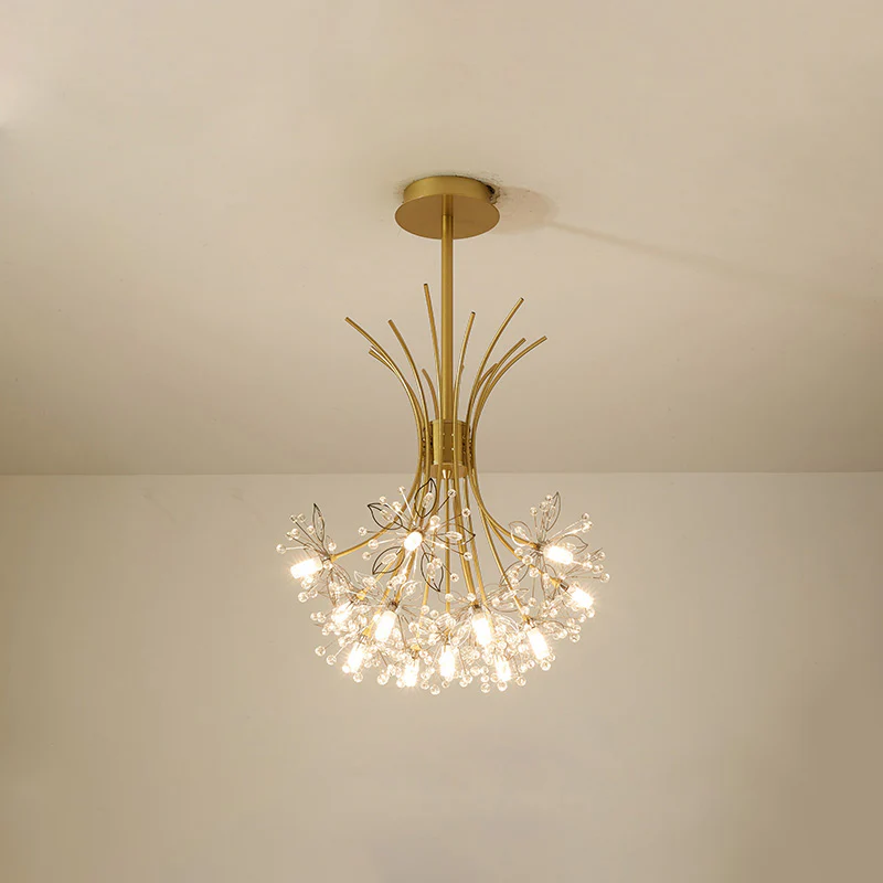 WOMO Gypsophila Bouquet Crystal Flower Chandelier-WM2077 - Image 24