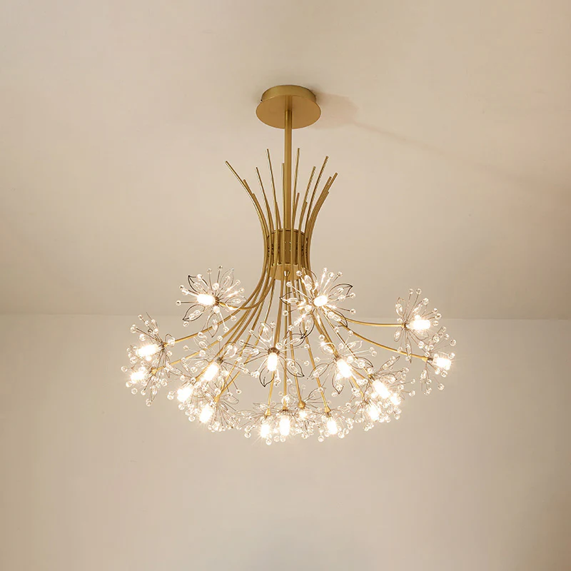 WOMO Gypsophila Bouquet Crystal Flower Chandelier-WM2077 - Image 26
