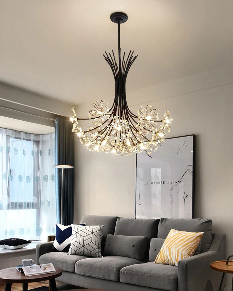 WOMO Gypsophila Bouquet Crystal Flower Chandelier-WM2077 - Image 6