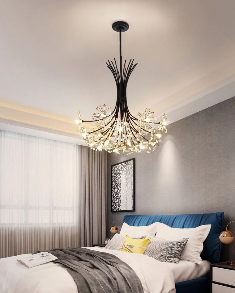 WOMO Gypsophila Bouquet Crystal Flower Chandelier-WM2077 - Image 7